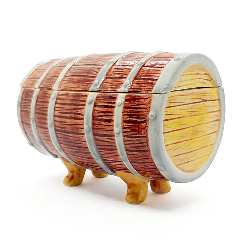 BarConic® Tiki Barrel w/ Lid - 20 ounce