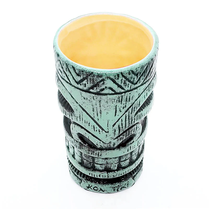 BarConic® Tiki Drinkware - Kon Tiki Teal - 20oz - Image 4
