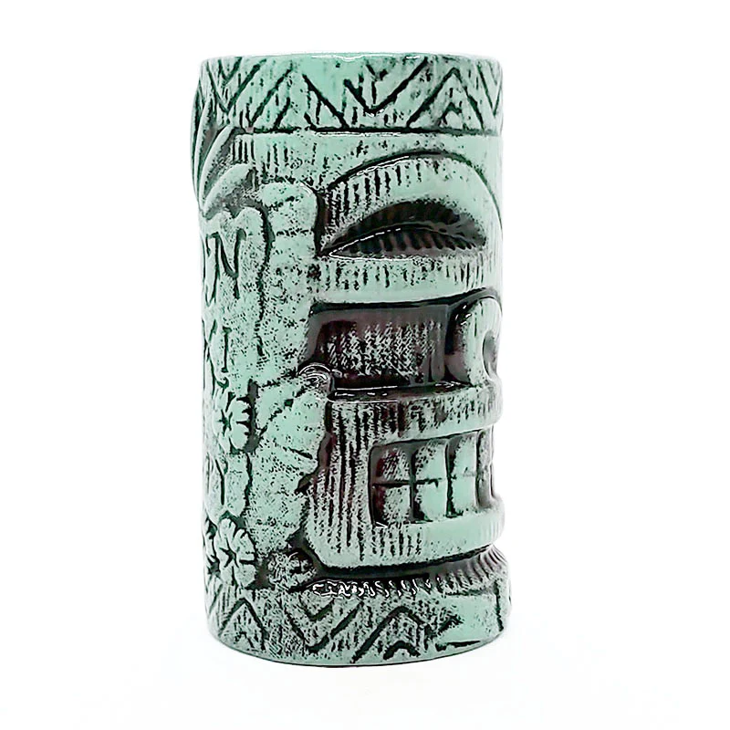 BarConic® Tiki Drinkware - Kon Tiki Teal - 20oz - Image 5