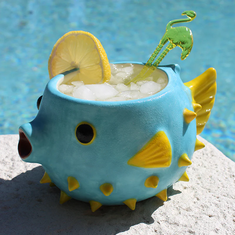BarConic® Tiki Pufferfish - 14 ounce - Image 2
