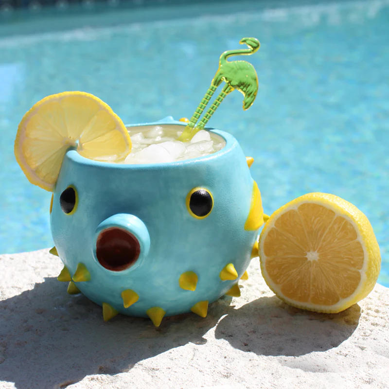 BarConic® Tiki Pufferfish - 14 ounce - Image 3