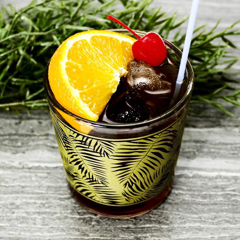 BarConic® Vintage Old Fashioned Glass w/ Gold Leaf Wrap - 10 ounce - Image 4