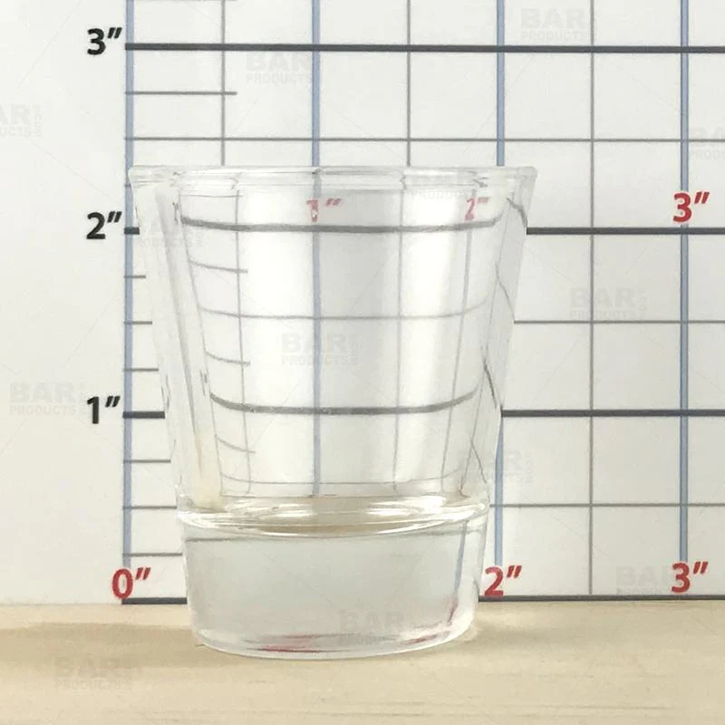 BarConic® 1.5 oz Clear Thick Base Shot Glass - Image 4