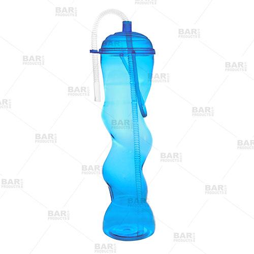 BarConic® 22oz Twisted Party Yard Cup w/lid & handle [Assorted Colors] - Image 10