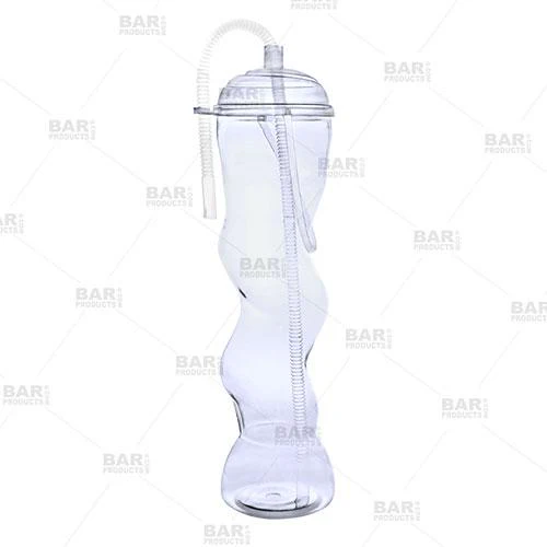 BarConic® 22oz Twisted Party Yard Cup w/lid & handle [Assorted Colors] - Image 7