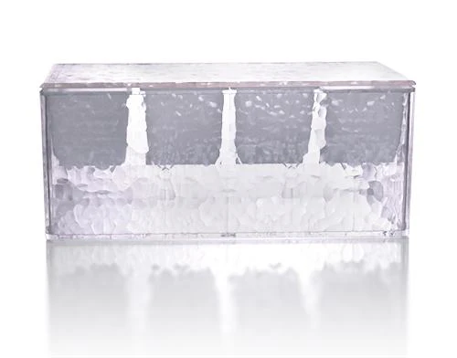 BarConic® 4-Pint Acrylic Condiment Holder w/ Ice Compartment - Image 2