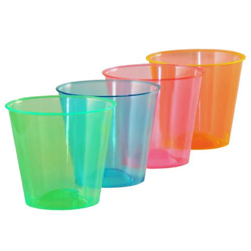 BarConic® Assorted 1 oz Neon Shot Cups - Image 2
