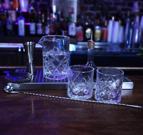 BarConic® Diamond Bar Kit w/13oz Mixing Glass Set - Image 3