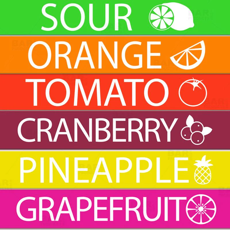 BarConic® Juice Mix Container Label Bands - Set of 6 - Image 3