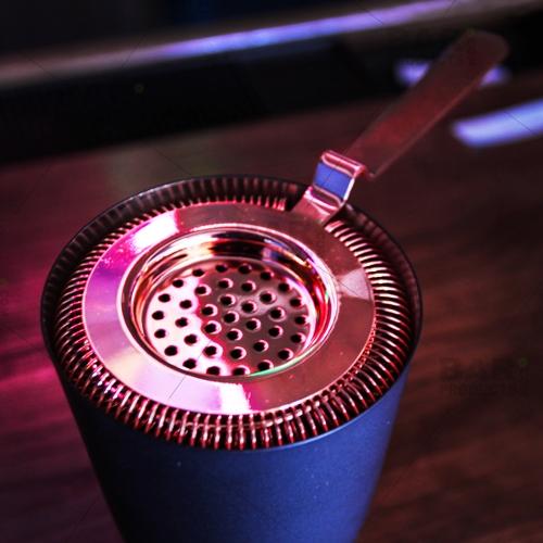 BarConic® No Prong Strainer Long Ridged Handle - Copper - Image 2