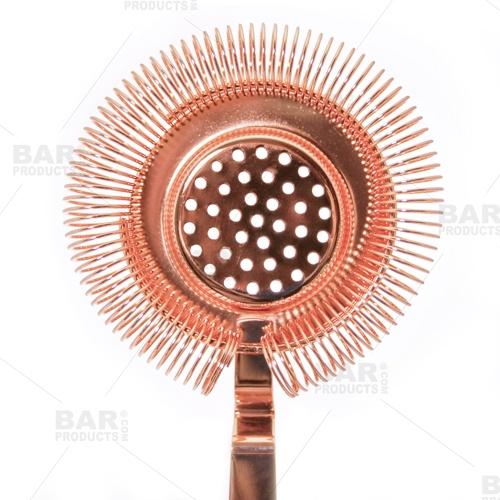 BarConic® No Prong Strainer Long Ridged Handle - Copper - Image 4