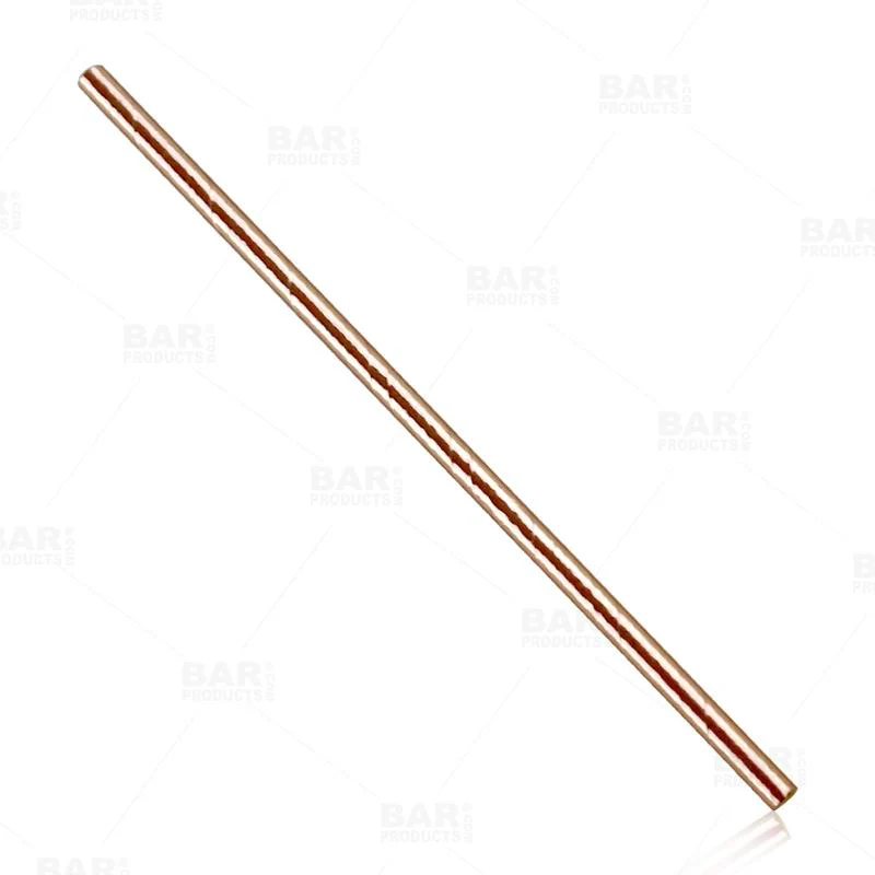 BarConic® Metallic Copper Paper Straws (Pack of 100) - Image 5