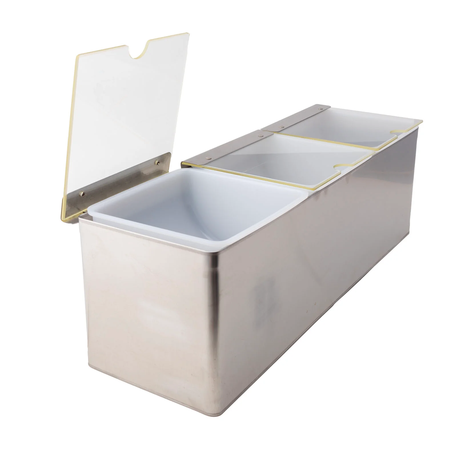 BarConic® 3qt Stainless Steel Condiment Holder - Image 3