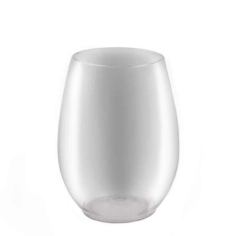 BarConic® 15 Ounce Stemless Wine Glass - PET Clear Plastic