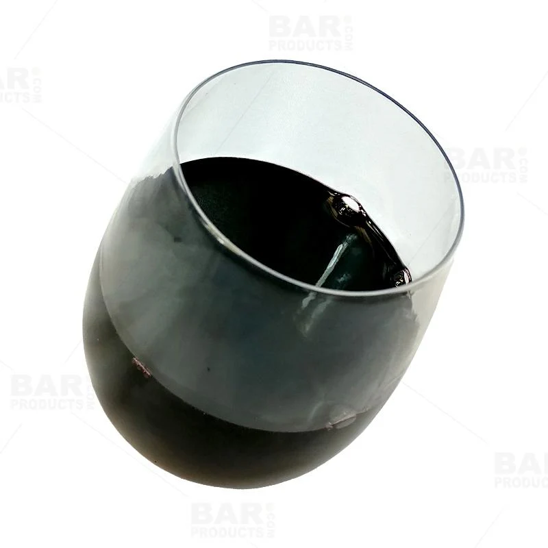 BarConic® 15 Ounce Stemless Wine Glass - PET Clear Plastic - Image 4