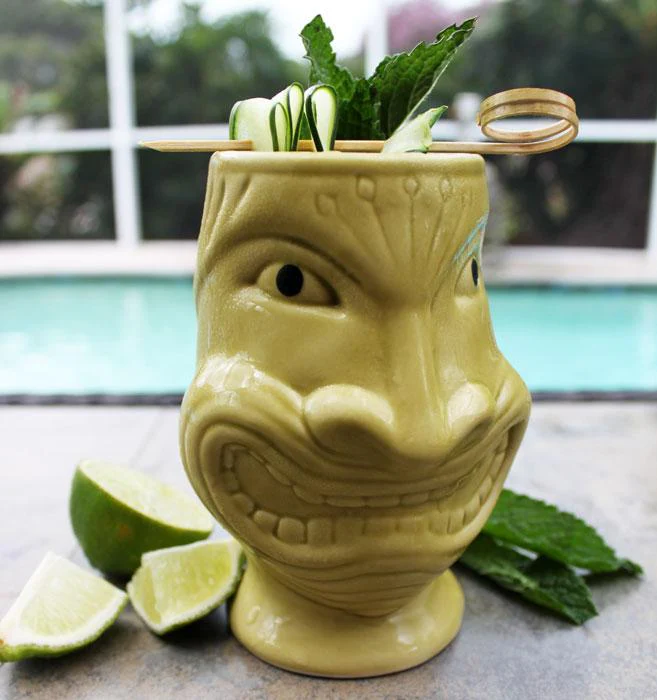 BarConic® Tiki Mug – Funny Face – 12oz. - Image 3