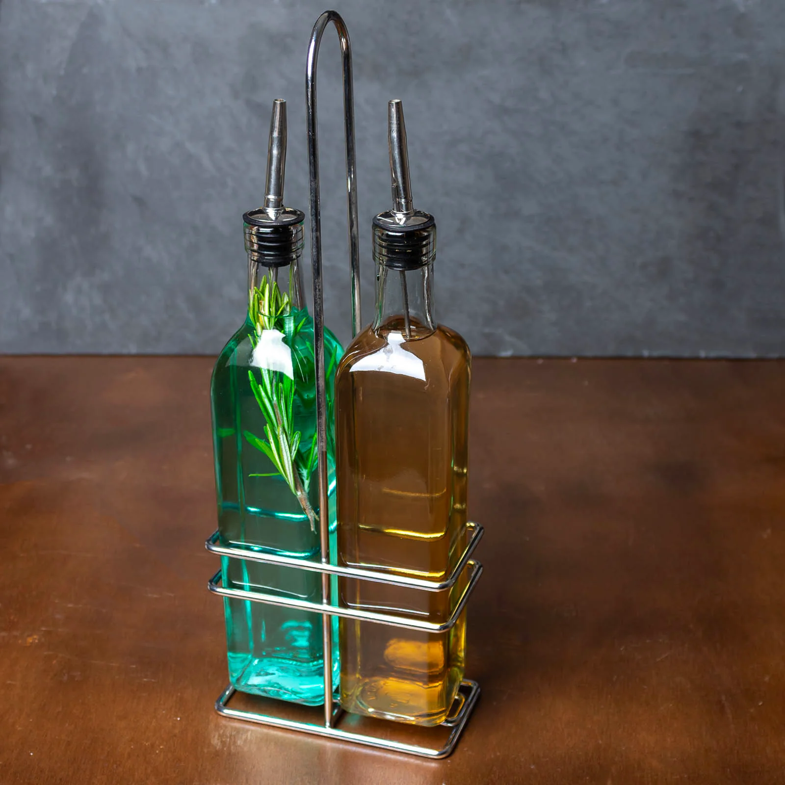 BarConic® Square Glass Bottle Wire Rack / Holder - 16oz Bottles - Image 2