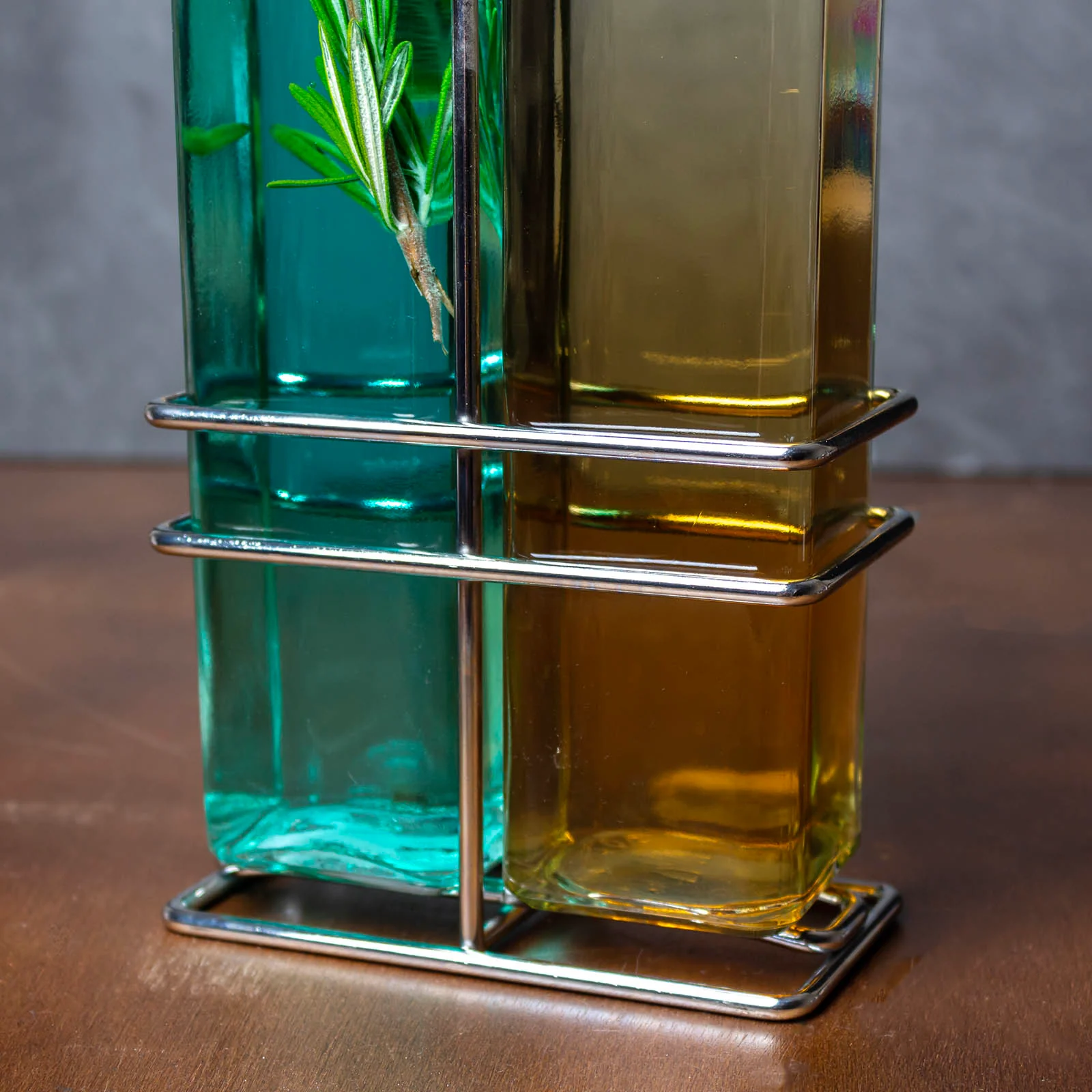 BarConic® Square Glass Bottle Wire Rack / Holder - 16oz Bottles - Image 4