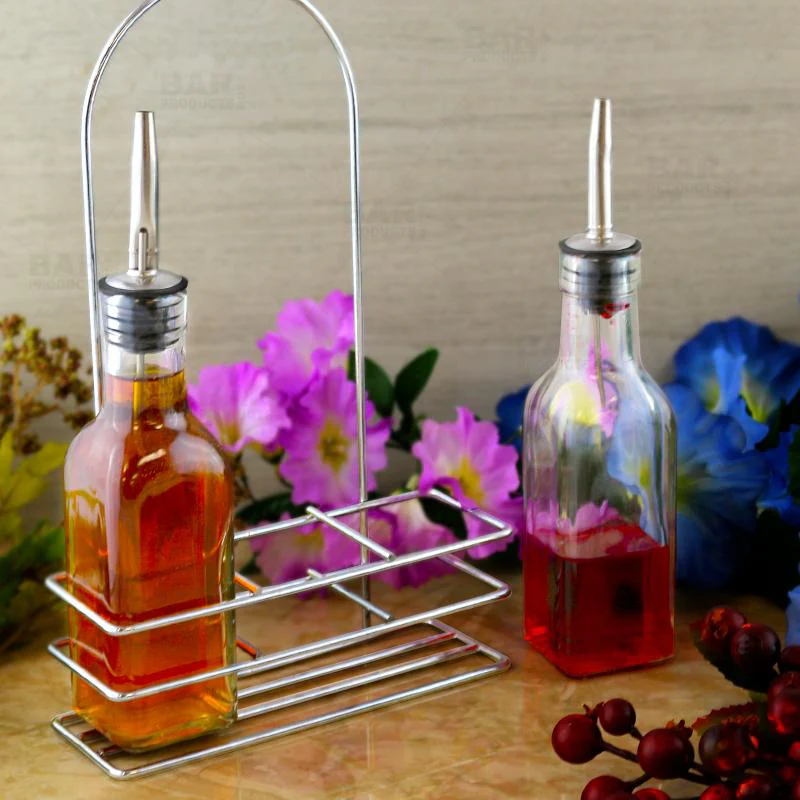 BarConic® Square Glass Bottle Wire Rack / Holder - 6oz Bottles - Image 2