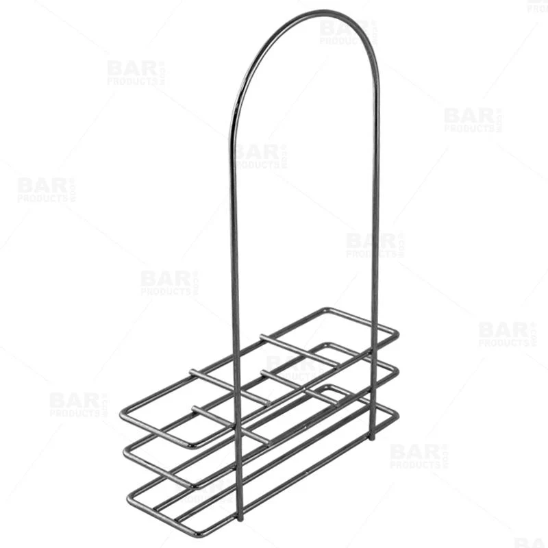 BarConic® Square Glass Bottle Wire Rack / Holder - 6oz Bottles - Image 4