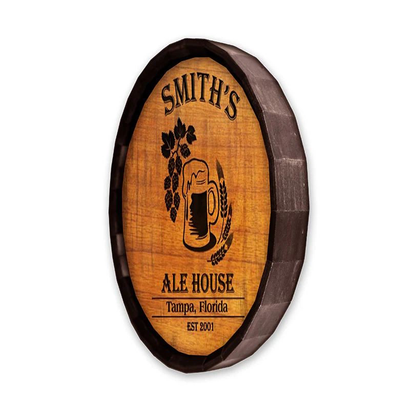 Barrel Top Tavern Sign - Ale House - Image 3