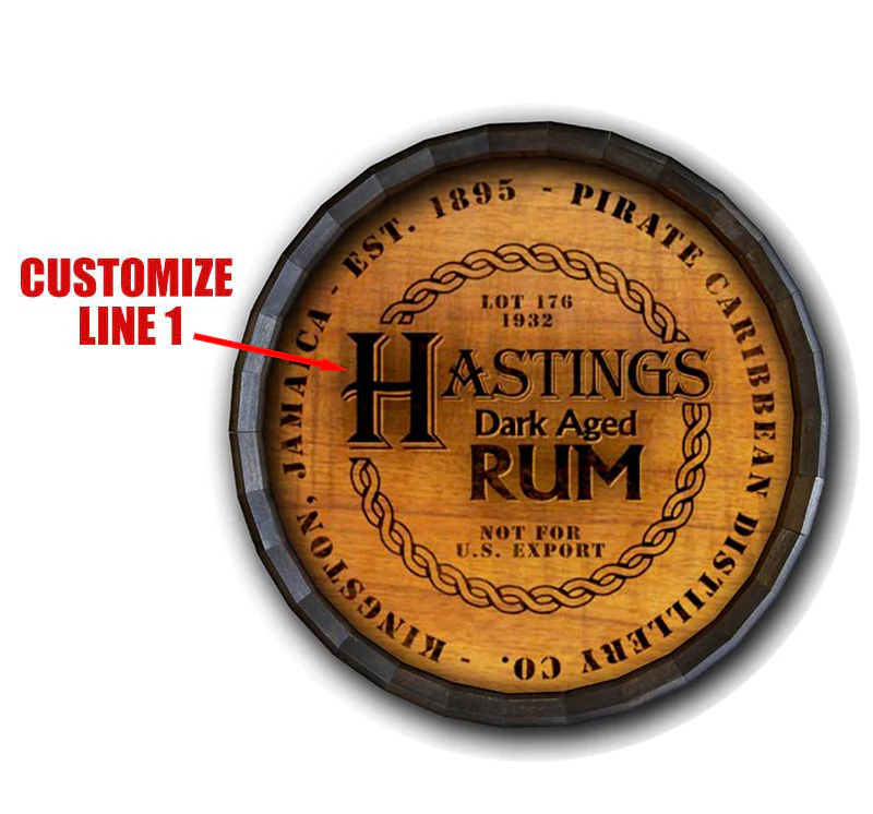 Barrel Top Tavern Sign - Jamaican Rum - Image 2
