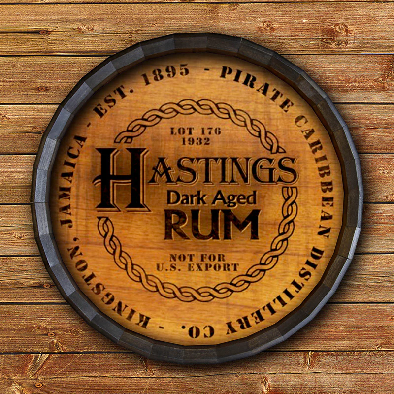 Barrel Top Tavern Sign - Jamaican Rum - Image 5