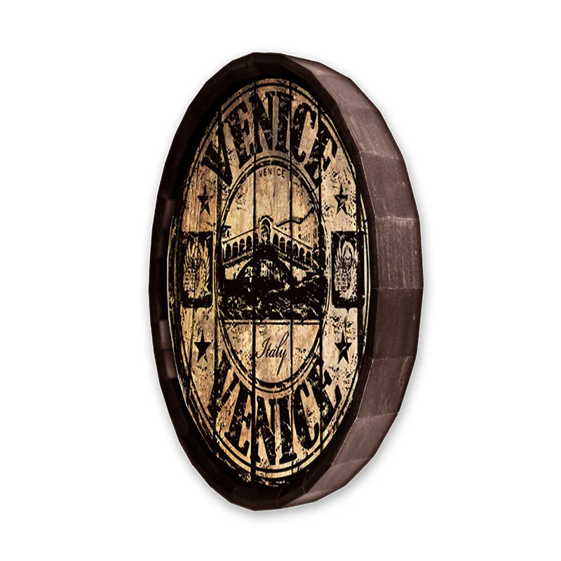 Barrel Top Tavern Sign - Venice Stamp - Image 2