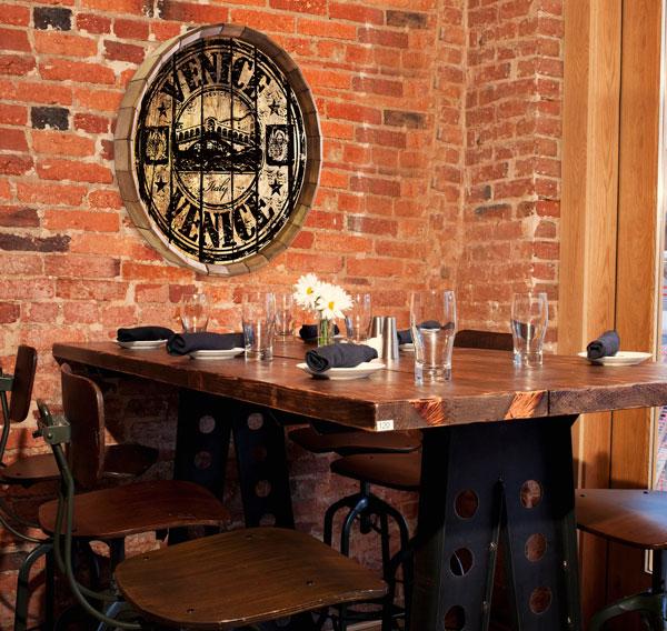 Barrel Top Tavern Sign - Venice Stamp - Image 3