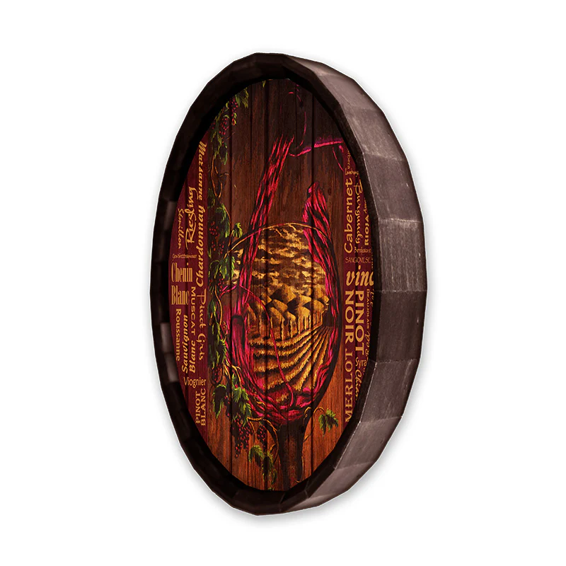 Barrel Top Tavern Sign - Vino - Image 3