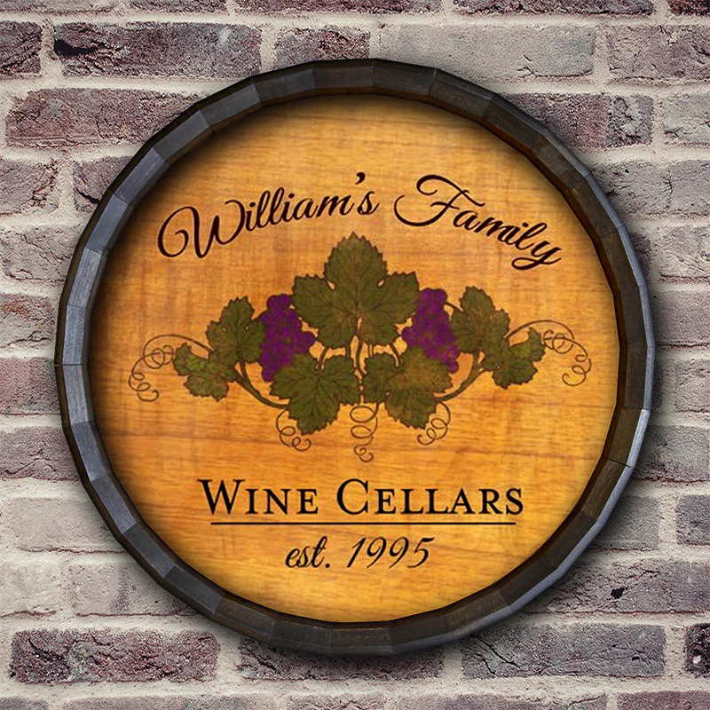 Barrel Top Tavern Sign - Wine Cellar - Image 4