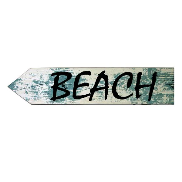 Beach Wood Arrow Sign - Image 2