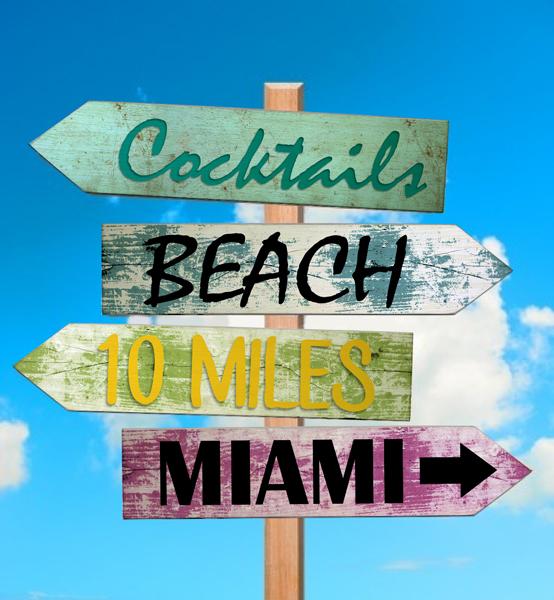 Beach Wood Arrow Sign - Image 5