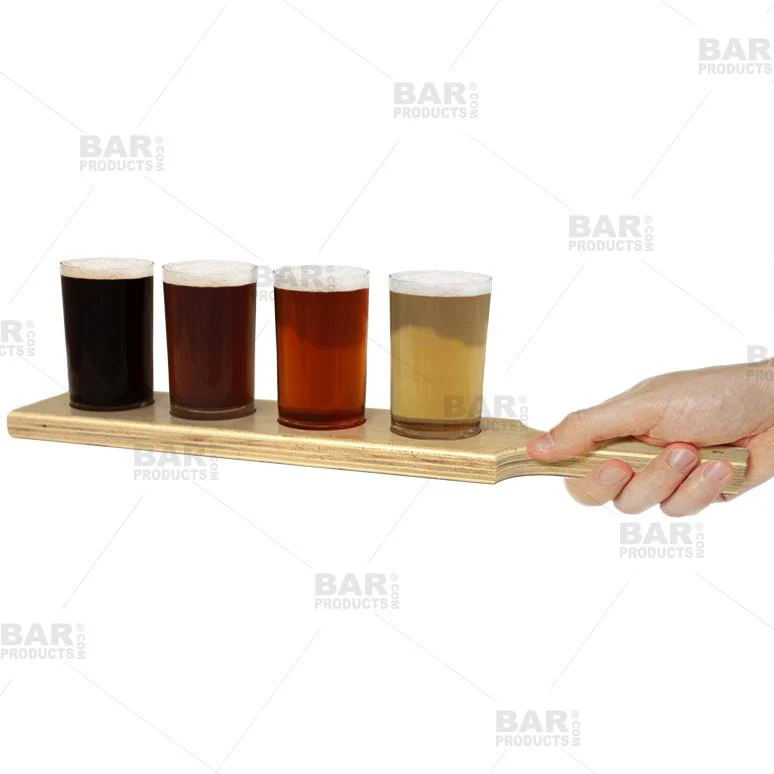 Beer Sampler Paddle - Natural Wood - Image 3