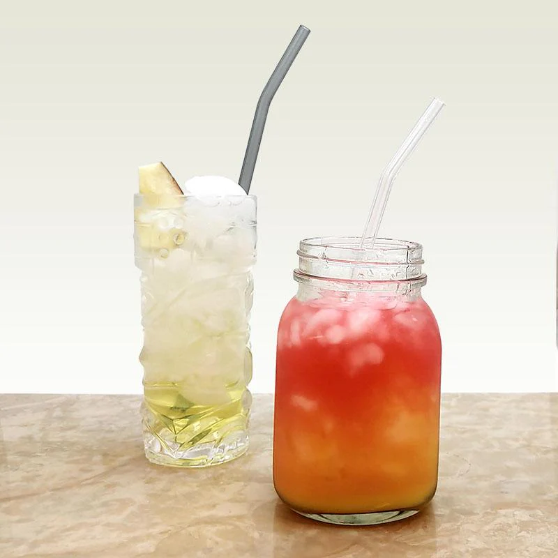 Bent Borosilicate Glass Straws - Image 3
