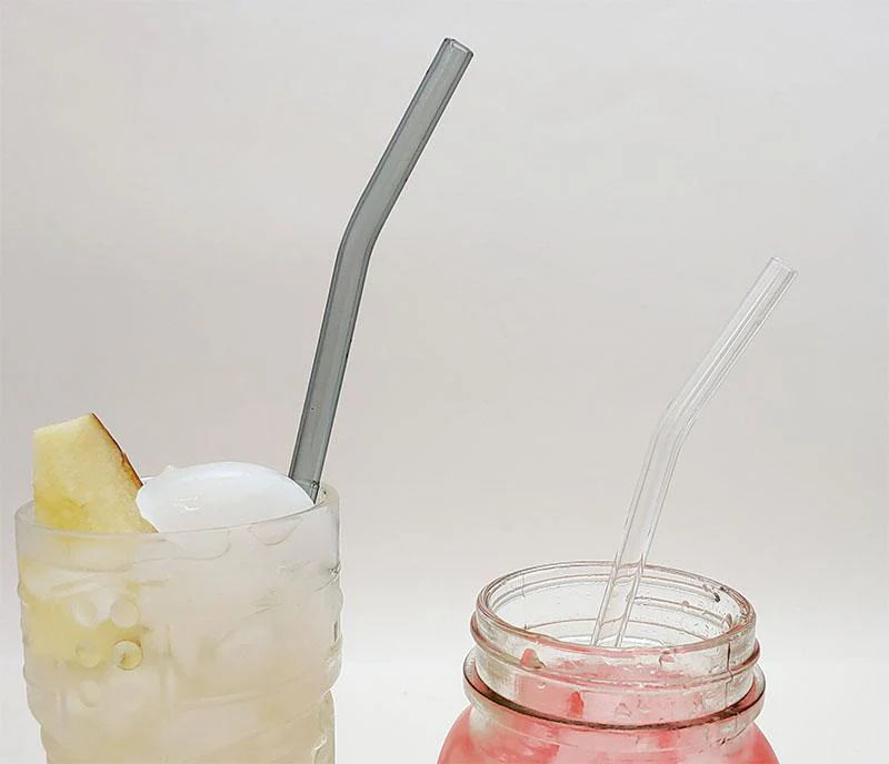 Bent Borosilicate Glass Straws - Image 4