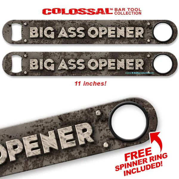 Big A** Opener Kolorcoat™ 11" Long COLOSSAL™ Speed Bottle Opener