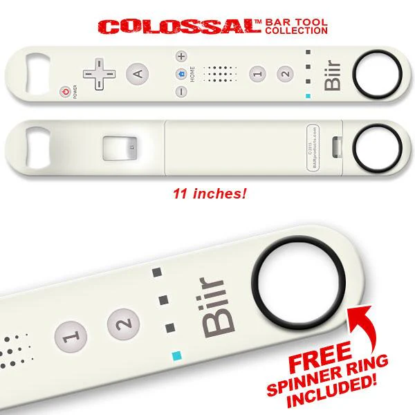 Biir Remote Kolorcoat™ 11" Long COLOSSAL™ Speed Bottle Opener