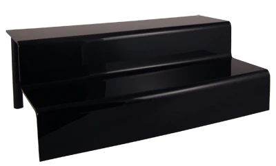 Black Acrylic Liquor Bottle Shelves - Options Available - Image 2