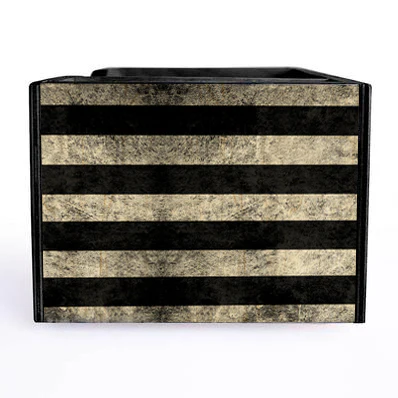 Black American Flag Wooden Bar Caddy - Image 4