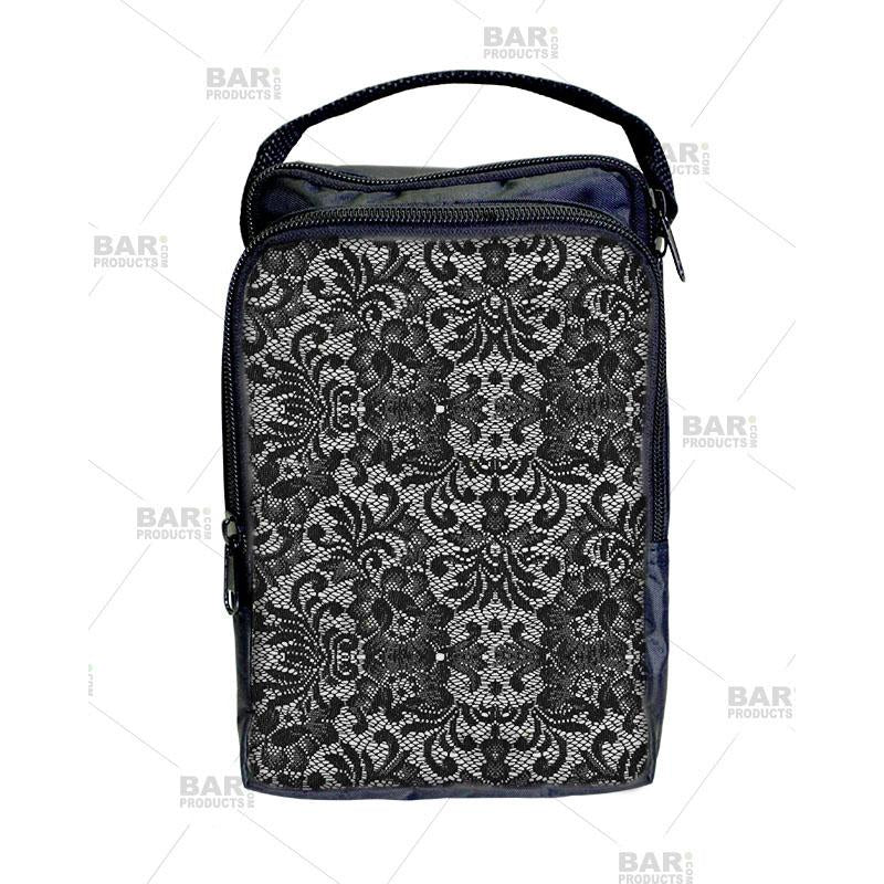 Black and White Lace Design Bartender Tote Bag - Image 2