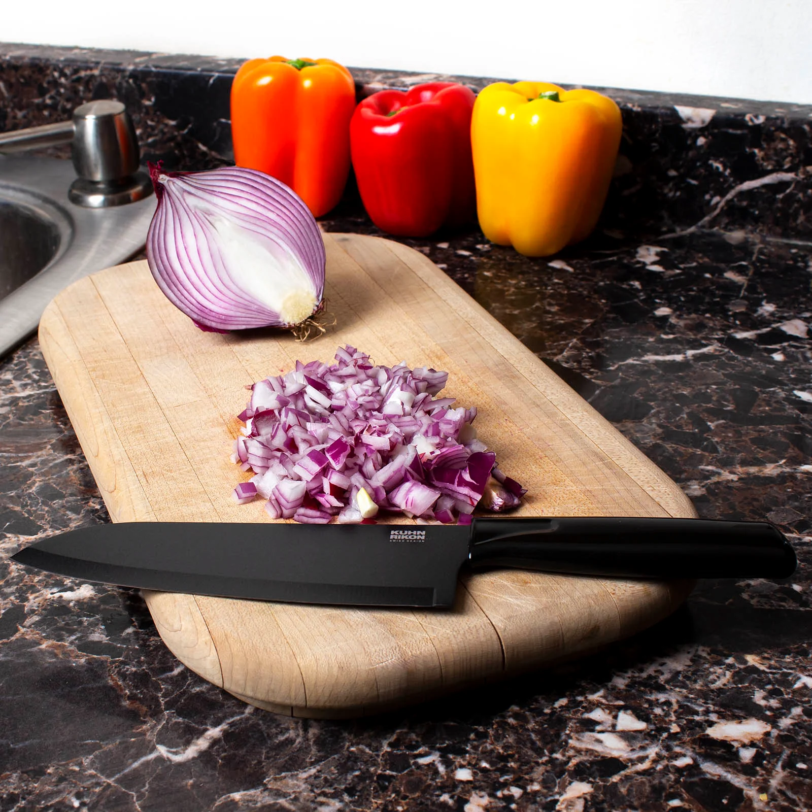 Black - Chef’s Knife COLORI® - Image 3