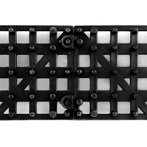 Black Interlocking Bar Mat Strip - Image 3