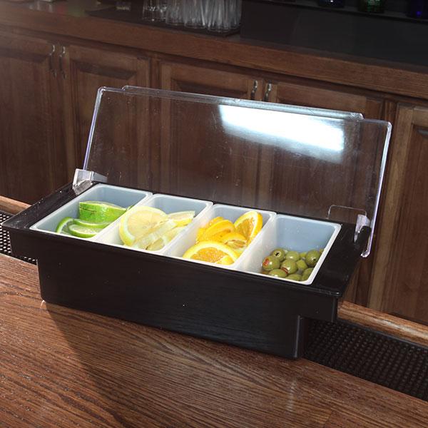 Black 4 Pint Condiment Holder - Image 2