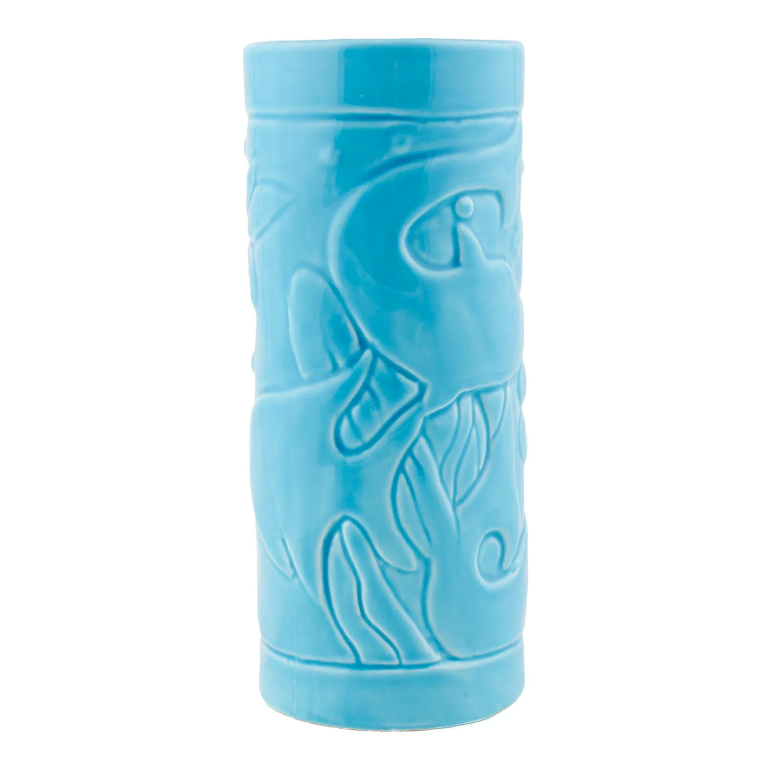 Blue Mermaid Ceramic Tiki Glass - Image 5