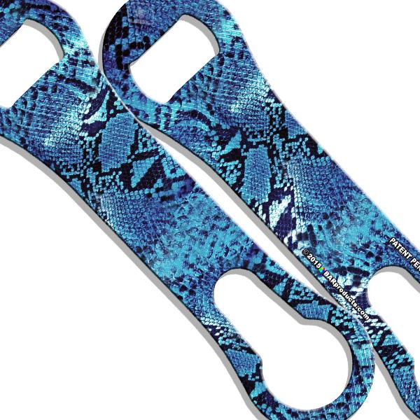 Blue Snakeskin V-Rod® Bottle Opener