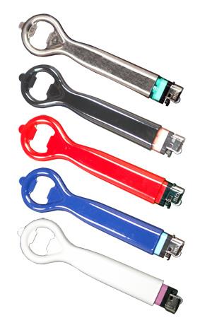 Bottle Opener with Lighter Holder - Pop-N-Light