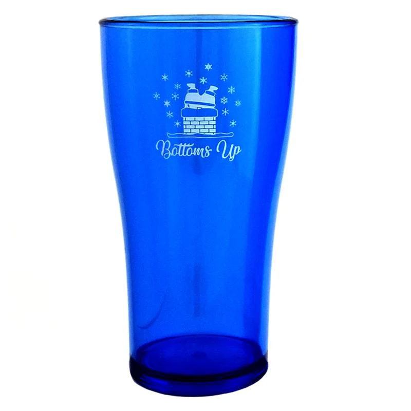 Blue Bottoms Up Plastic Cup - 2 Sizes Available - Image 6