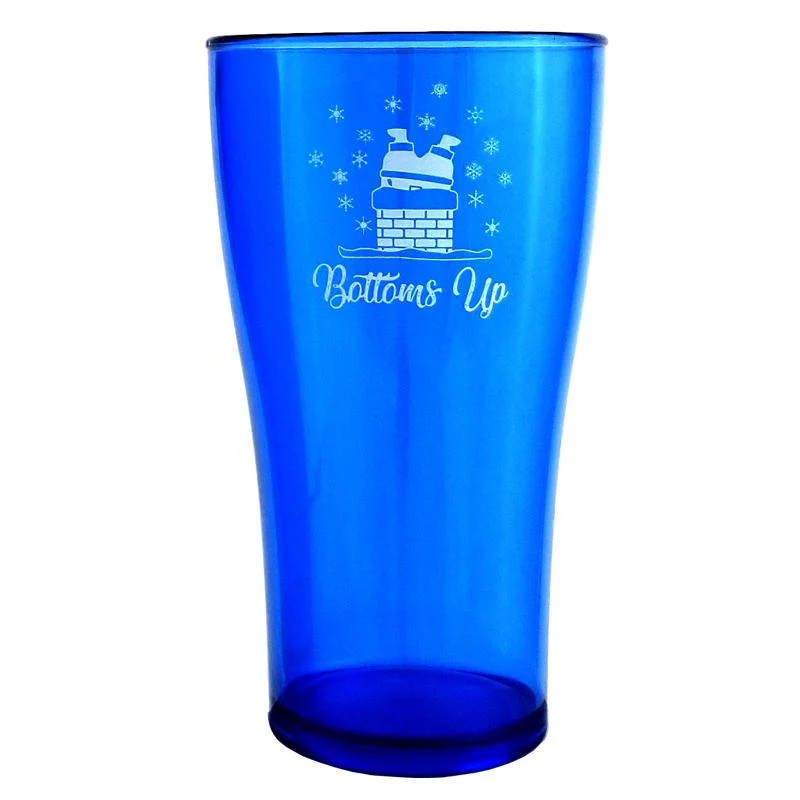 Blue Bottoms Up Plastic Cup - 2 Sizes Available - Image 7