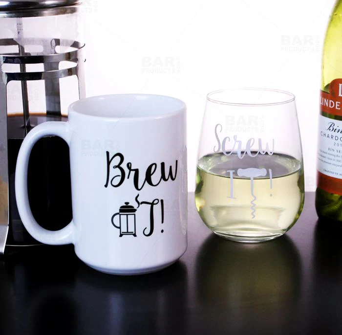 Brew It & Screw It Wine/ Coffee Set - Image 2